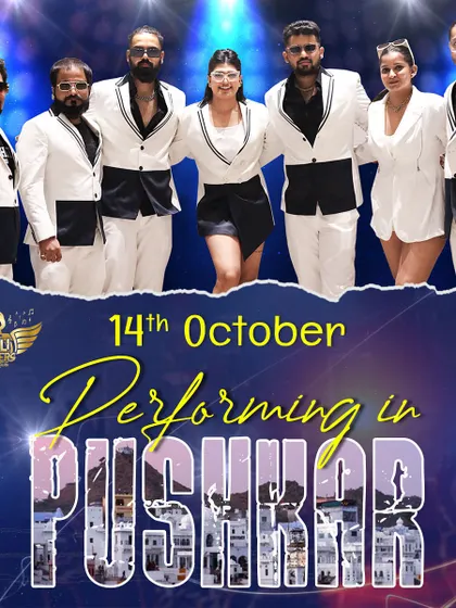 PUSH-KAR! The whole team ready to take on another destination event in the beautiful city of Pushkar.