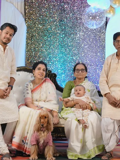Another beautiful family picture from the celebration.