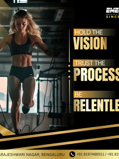 Hold the vision, trust the process, be relentless. Our trainers believe in the power of perseverance and are here to guide you through every step of the process.