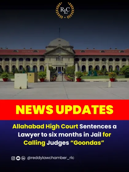 An advocate was sentenced to jail for calling judges "goondas." We explain the concept of criminal contempt of court and why maintaining the dignity of the judiciary is essential for the justice system.
