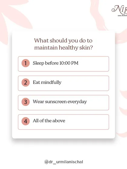 What is the secret to healthy skin? The answer is all of the above: sleeping before 10 PM, eating mindfully, and wearing sunscreen every day. I explain the science behind why this holistic approach is so effective.
