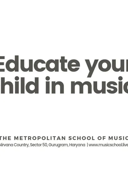 We believe in the power of music to shape a child's development. To educate your child in music is to give them a gift of creativity, discipline, and emotional expression that will last a lifetime.