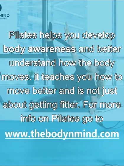 Pilates helps you develop body awareness and a better understanding of how your body moves. It's not just about getting fitter; it's about learning to move better for a lifetime.