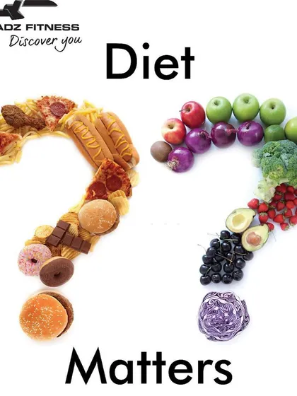 This image gets straight to the point: your diet matters. We don't see it as "good food" versus "bad food." Instead, we see it as a choice. Our nutrition counseling helps you understand these choices and build a balanced diet that works for you, without judgment or extreme restrictions.