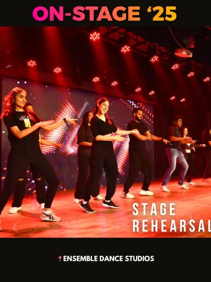 Another shot from stage rehearsal. This is where we fine-tune every detail to ensure the final performance is flawless.