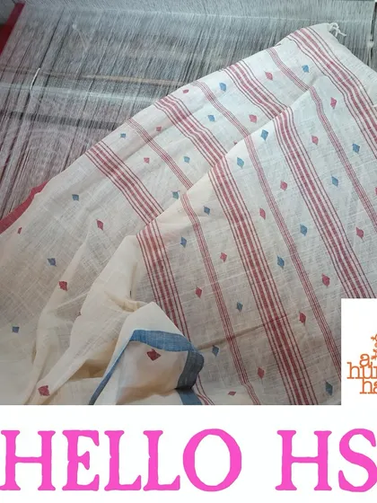 Weaves of India. A teaser showcasing a handloom in action, preparing for our festival in HSR.