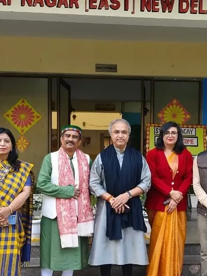 My goal is to bring authentic classical music to young minds. Here I am with the staff at a school after an interactive concert and lecture-demonstration, part of my ongoing outreach efforts to make our heritage accessible to the next generation.