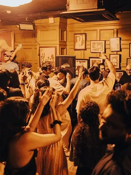 The dance floor is my favorite part of the house. Always full of life and good vibes.