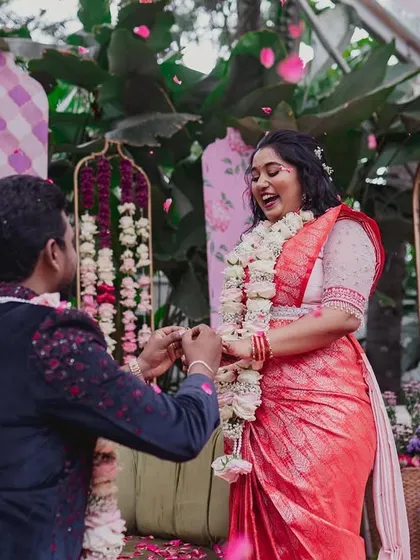 A surprise proposal during an engagement ceremony. Capturing these real, emotional moments is so special, and I'm glad my work can be a part of it.