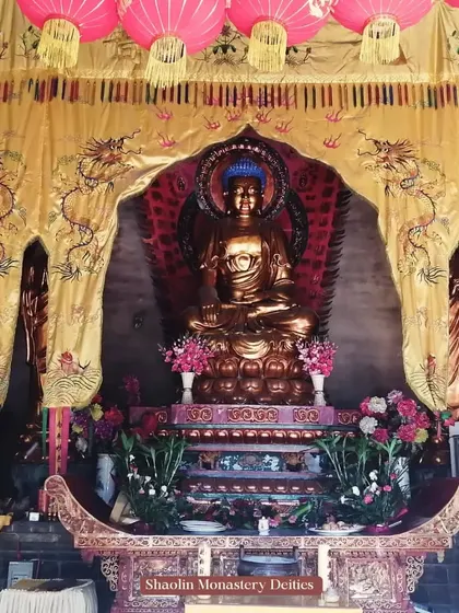 A look at the deities enshrined within the Shaolin Monastery. These figures represent the spiritual guardians and philosophical pillars of our Buddhist faith and meditation practice.