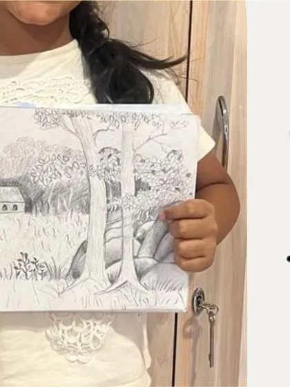 This detailed landscape showcases the power of mastering pencil shading and stroke techniques. In my drawing classes, I focus on these foundational skills to help students create depth, texture, and realism in their artwork.