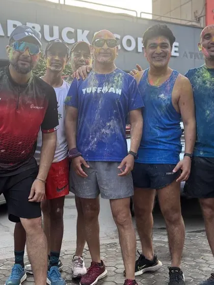 More fun moments from our Holi celebration. The bonds we build go beyond the running track.