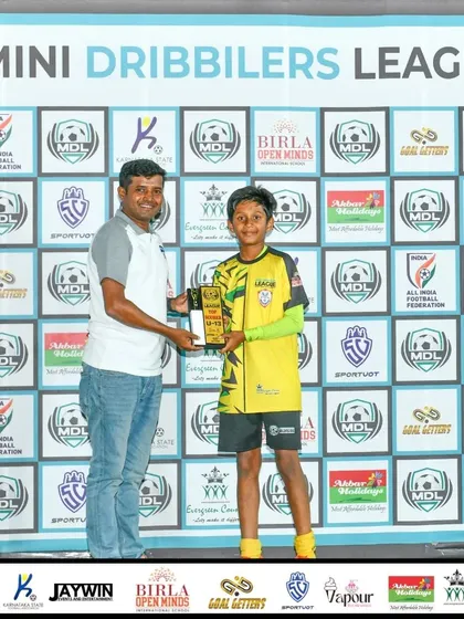 The top scorer from our academy at the MDL Tournament 2024, a testament to his dedication and goal-scoring prowess.