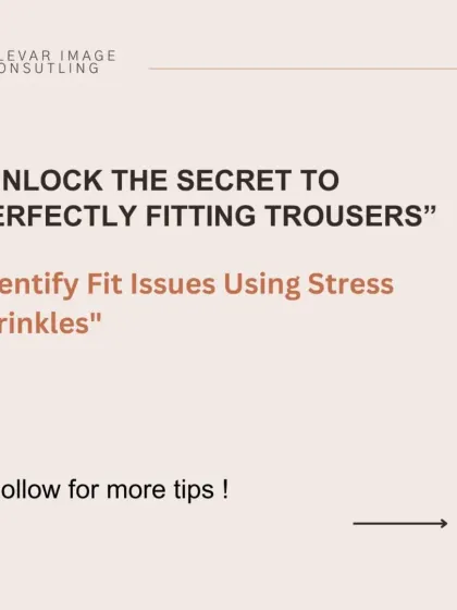 Let's unlock the secret to perfectly fitting trousers. You can identify fit issues just by looking at the stress wrinkles on the fabric. I'll show you what to watch for.