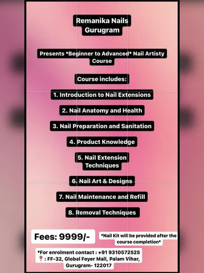 This is the complete roadmap for my Beginner to Advanced Nail Artistry Course. I've structured it to cover every essential skill, from fundamental nail anatomy and sanitation to professional product knowledge and complex nail art designs.