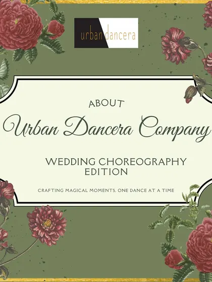 Introducing the Urban Dancera Company: Wedding Choreography Edition. Here's everything you need to know about us for the upcoming wedding season.