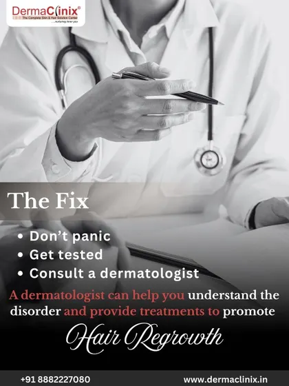 The fix for bald patches starts with getting tested and consulting a dermatologist. We can help you understand the disorder and provide treatments to promote hair regrowth.