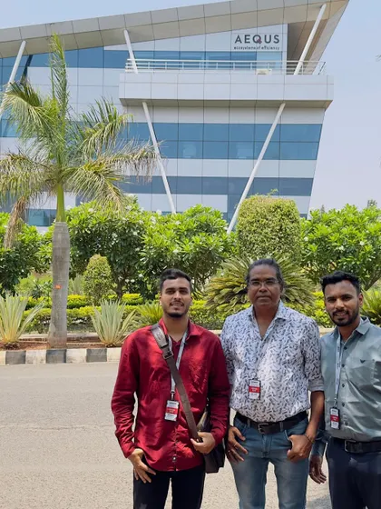 Visiting the Aequs SEZ in Belagavi, home to an oxygen park we helped design. It is fulfilling to see corporate campuses invest in large-scale green infrastructure.