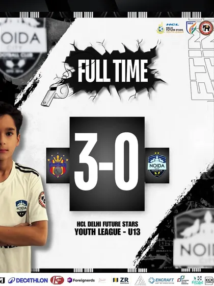 A tough result for our U13 team in the Delhi Youth League. We analyze every match to learn and improve, ensuring we come back stronger.