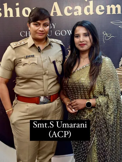 Honored to have Smt. S Umarani (ACP) at our event. Her presence was a great source of motivation for me and my students.