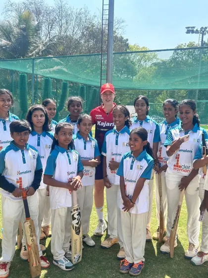 All smiles with a cricket legend. These experiences are part of our commitment to providing a holistic and inspiring cricketing education.