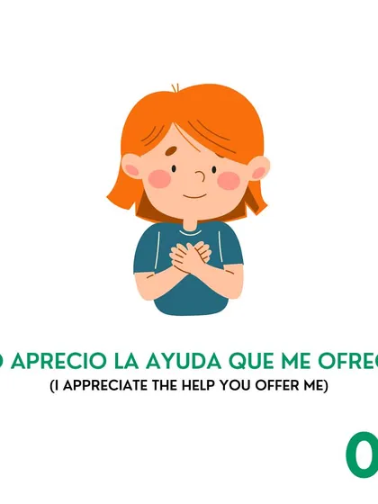 You can be more specific by saying 'Lo aprecio la ayuda que me ofrece' (I appreciate the help you offer me).