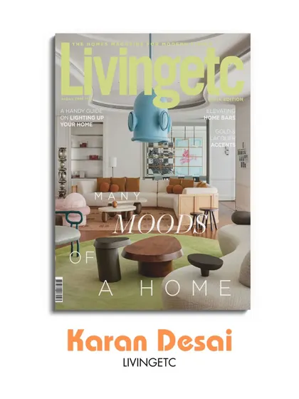 The cover of the Livingetc issue where I shared my tips on designing a home bar.