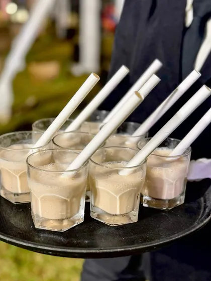 A modern and fun beverage option, my Bubble Coffee combines cold coffee with chewy tapioca pearls for a delightful texture and a boost of energy.