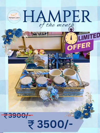 This image announces a special limited-time offer on my "Hamper of the Month," showing the original and discounted price.