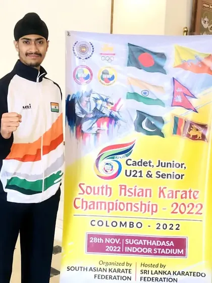 At the South Asian Karate Championship in Colombo. Traveling the world to compete for my country is a dream come true.