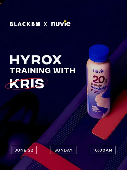 Join us for a special HYROX training session focused on pacing and progress, followed by a sampling of protein nutrition. It's all about training smart and recovering well.
