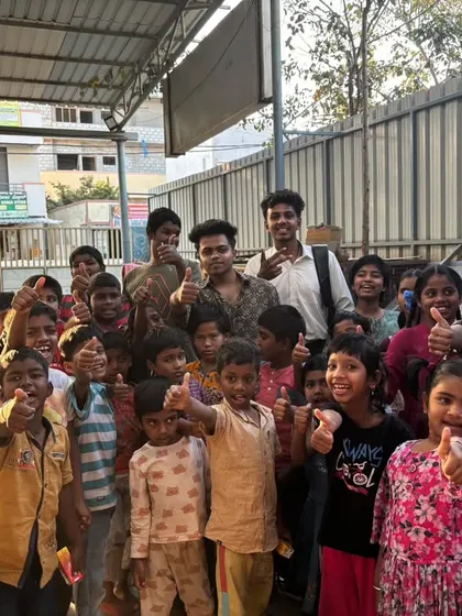 All thumbs up from this fantastic group of kids. Their smiles and positive energy are what I aim to create at every single performance.