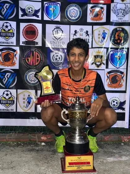 A proud moment for our U13 player, Safwan Duduke, named Best Player at the Andheri Champions League.