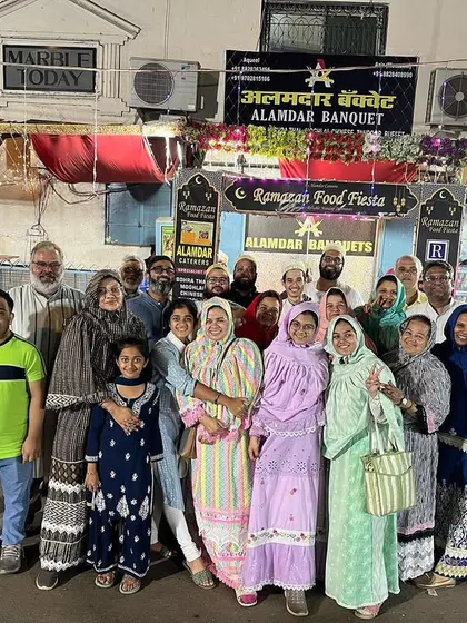 A lovely group of guests enjoying their Iftar gathering at our Mazgaon venue.