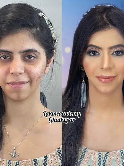 Another powerful before and after. I created a soft smokey eye and a neutral lip for a sophisticated party look that enhances her natural beauty.