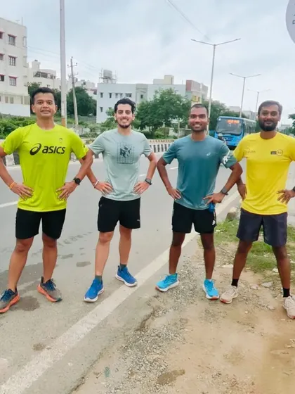 A collection of moments from our Freedom Run, capturing the determination of individual runners, the camaraderie of groups, and the pride of finishing the race.