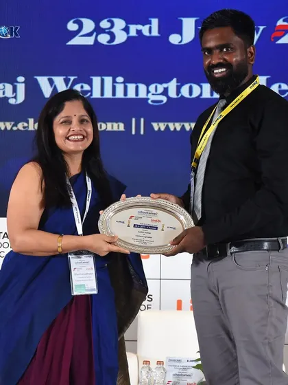 Another award from the Eldrok Chennai Summit. I am thankful for the platform to connect with leaders who share my vision for arts-integrated education.