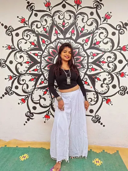 Standing proud with my creation. I am always open to taking on new mural projects and bringing a personal, artistic touch to your walls.