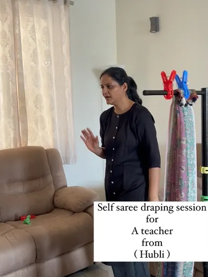 Teaching a teacher from Hubli online. I believe every woman who wants to learn should have the access, and my online classes make that possible.