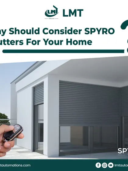 Why should you consider SPYRO shutters for your home? This graphic highlights the convenience of remote-controlled security, giving you peace of mind at your fingertips.