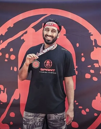 Back in the mud at the Spartan Race after five years. It felt great to get the medal after tackling all the obstacles.