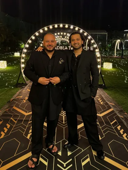 The 'Delhi Drunk Drama' duo. Teaming up with my brother MC Gitesh Singh means you get double the energy, ensuring the crowd is hyped and the dance floor is always packed.