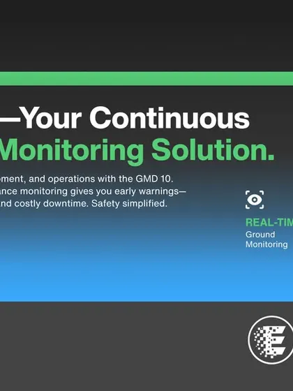 A wide-format graphic of the GMD 10, your continuous ground monitoring solution for preventing shocks, fires, and costly downtime.
