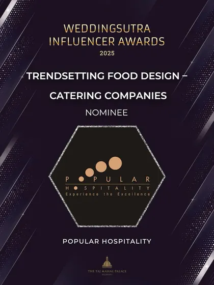 We were thrilled to be nominated for the WeddingSutra Awards. Being recognized amongst the best in the industry is an honour in itself.