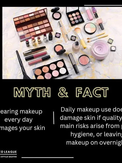 It's a common myth that wearing makeup daily is bad for your skin. The truth is, as long as you use quality products and practice good hygiene like removing it at night, your skin will be perfectly fine.