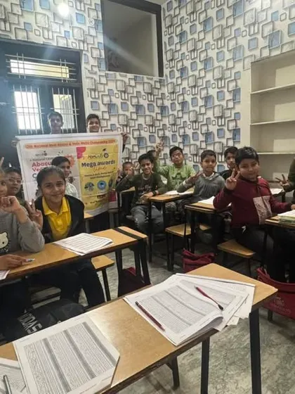 A full classroom at our Dausa center, showcasing the successful operation of one of our franchise partners.