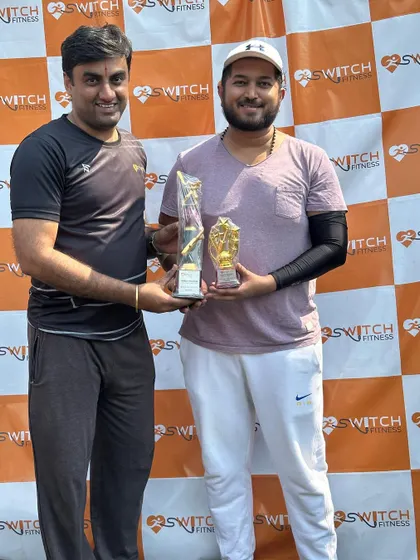 Here we recognize the Best Batsman of the Tournament. Sharath from the Switch GoGetters scored an incredible 116 runs with his consistent hard-hitting performance.