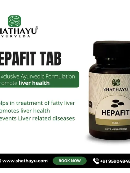 Hepafit is an exclusive Ayurvedic tablet I use to promote liver health. This formulation helps in the treatment of fatty liver and works to prevent other liver related diseases by supporting the organ's natural functions.