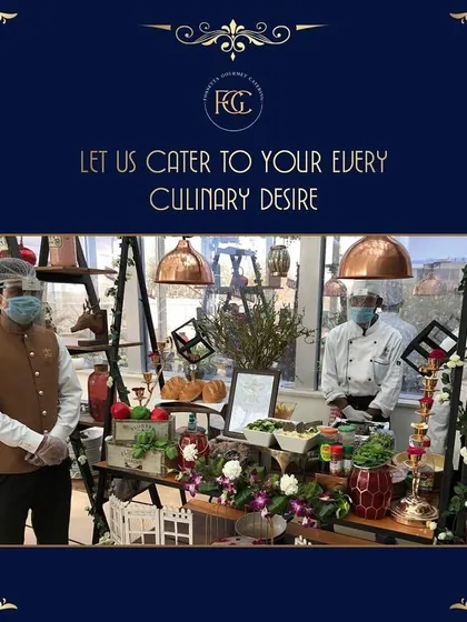 Our professional staff, including a server and a chef, stand ready at their station. Dressed in smart uniforms and wearing protective gear, they represent our commitment to both safety and service excellence.