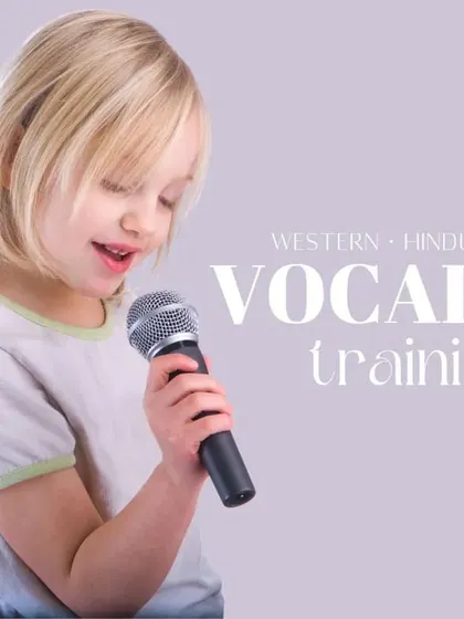 We offer vocal training in both Western and Hindustani styles for children. Music education is a powerful tool that helps develop your child's intellectual, emotional, and motor skills.